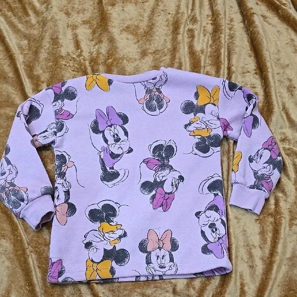 Disney Minnie Mouse Pink Sweatshirt Girls Small - Picture 6 of 10